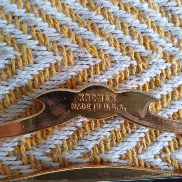 Vintage Kromex Chrome Metal Rectangle Serving Tray - Picture 3 of 7